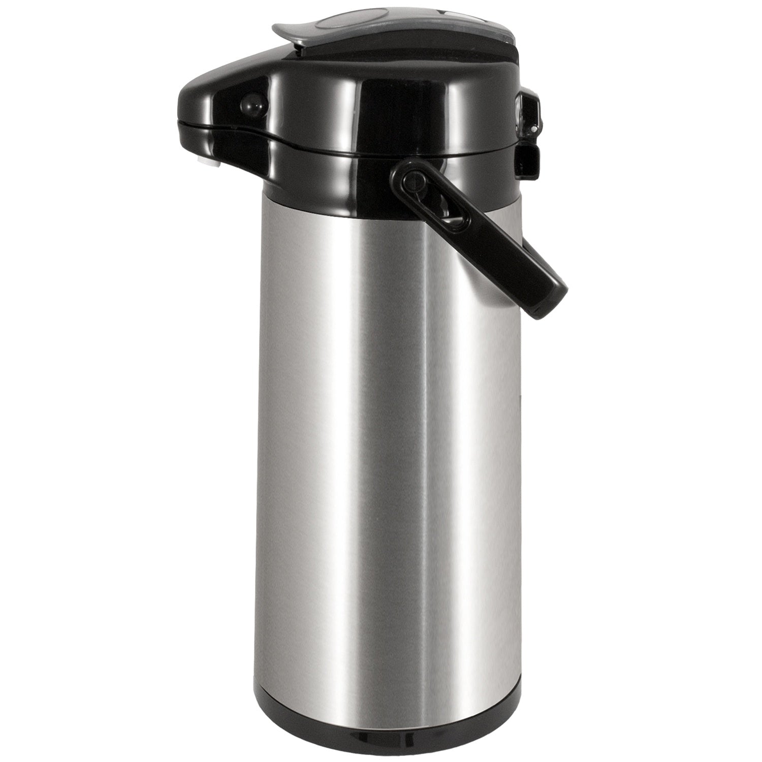 Pump thermos with glass insert 1.9l