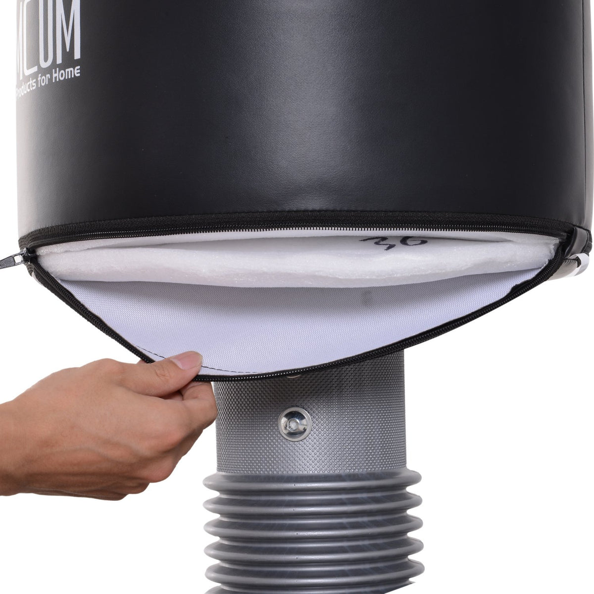 Punching Bag Standing 176Cm Adult Freestanding Heavy Duty Standing Punching Bag With Stand And Vinyl Pad Boxing Partner Boxing Trainer Black