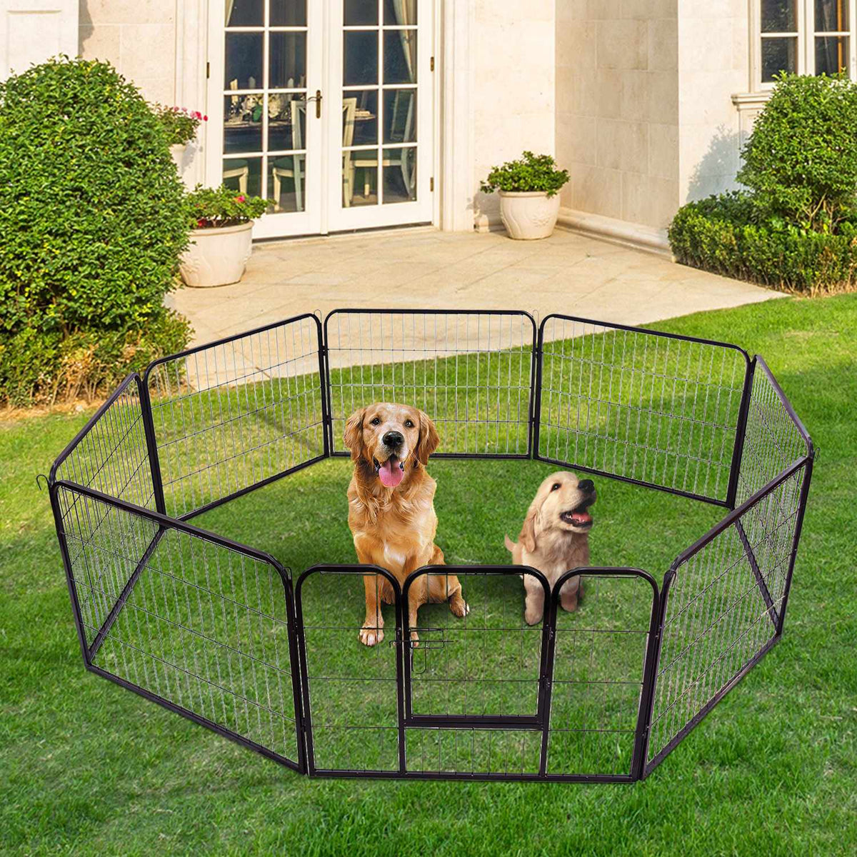 Puppy Run Puppy Outdoor Enclosure, Outdoor Enclosure Playpen, Playpen Puppy Fence, 60X80Cm