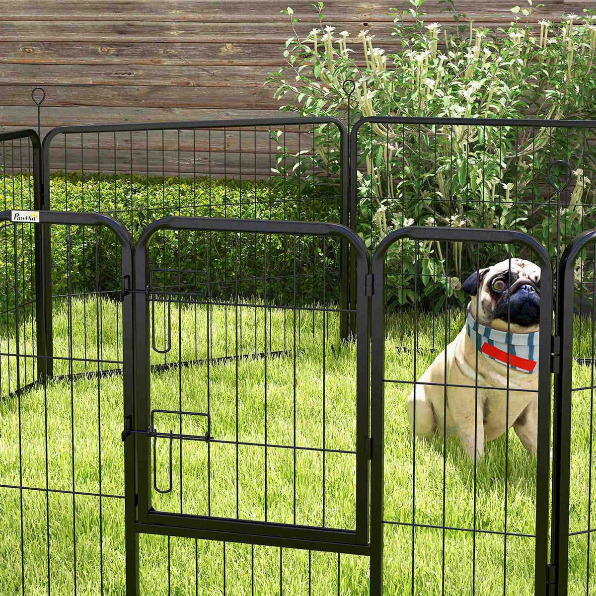Puppy Run Puppy Outdoor Enclosure With 8 Panels Outdoor Enclosure Playpen Playpen Puppy Fence With Door 60 X 80 Cm