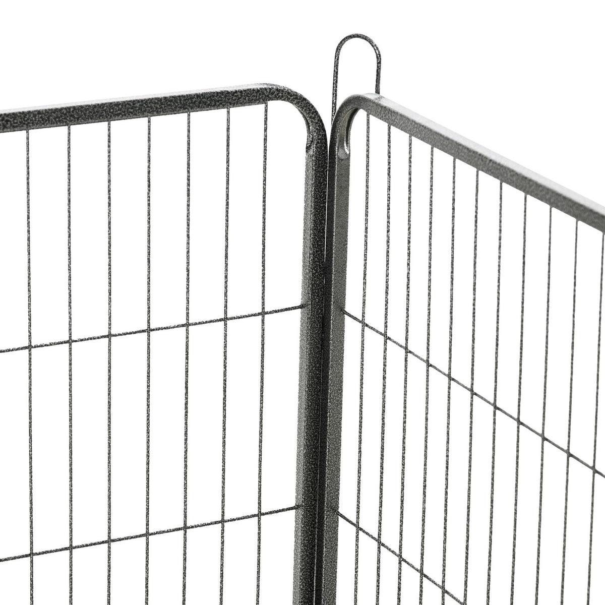 Puppy run outdoor enclosure, 60H cm, 16 segments, playpen for pets, puppy fence, playpen, customizable, with 2 doors, steel