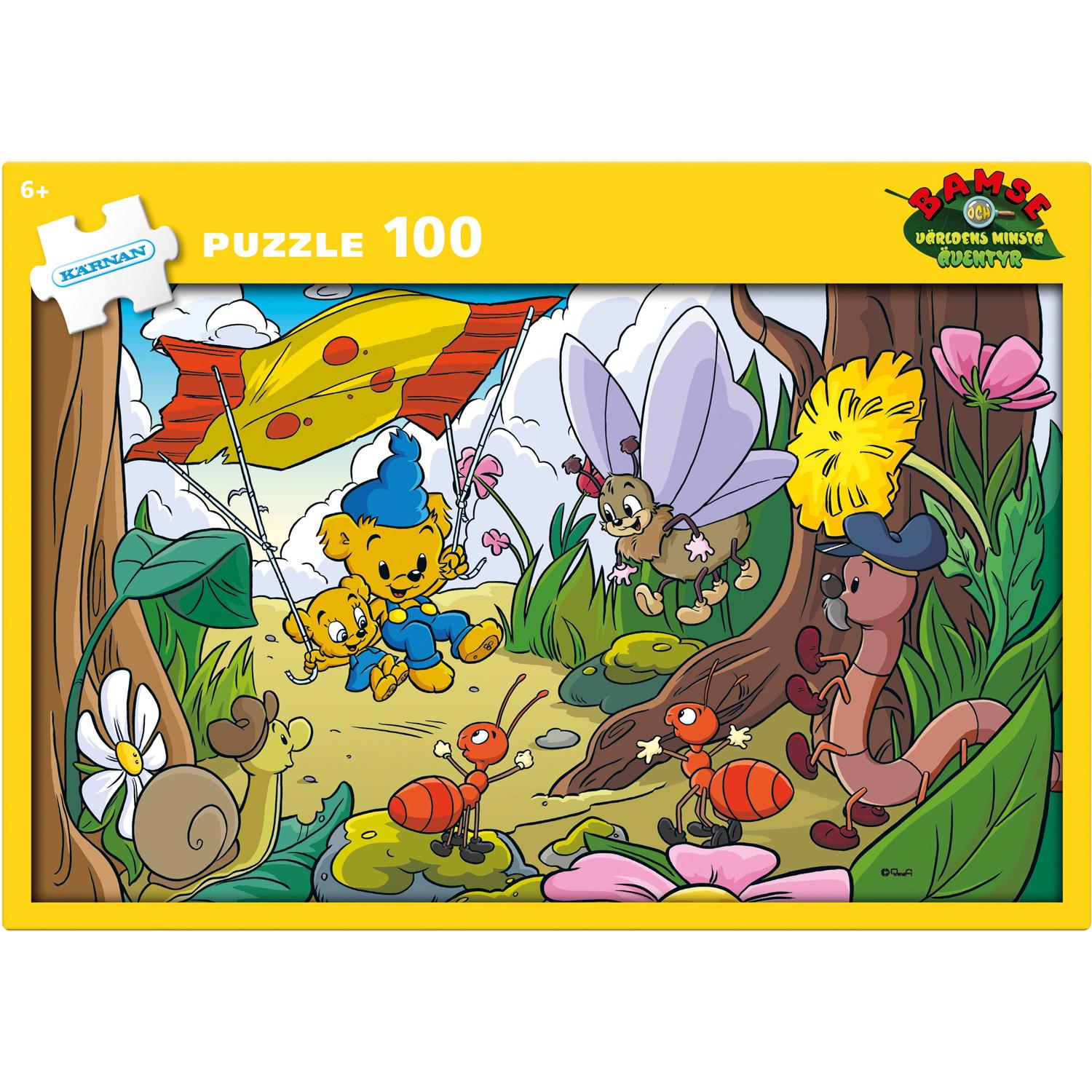 Puzzle 1 00 pieces Bamse and the world's smallest adventure
