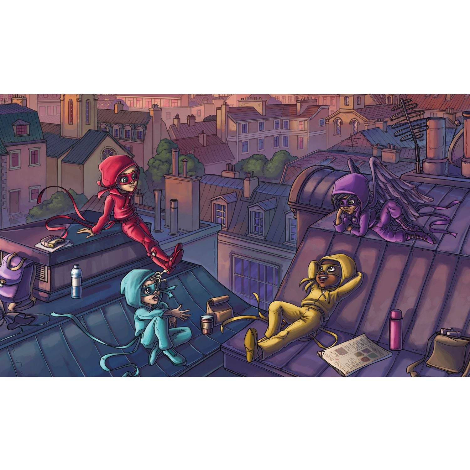 Puzzle 200 pieces Handbook for Superheroes