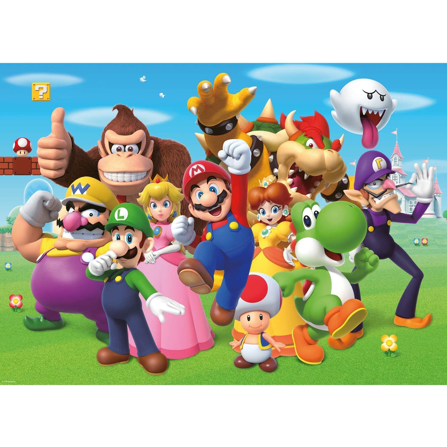 Puzzle Super Mario 1000p
