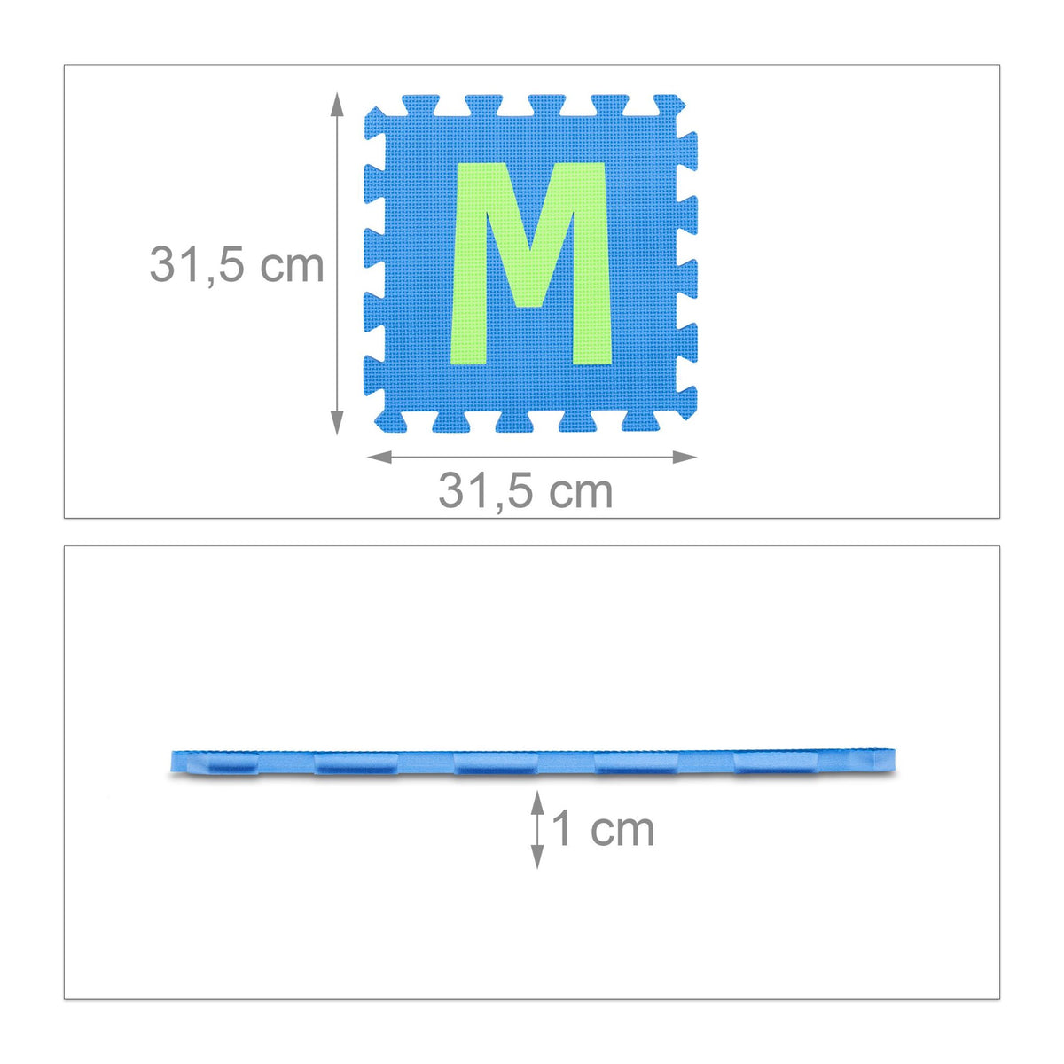 Puzzle mat 86 parts