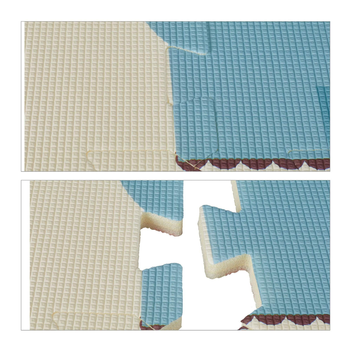 Puzzle mat duo: owl / elephant