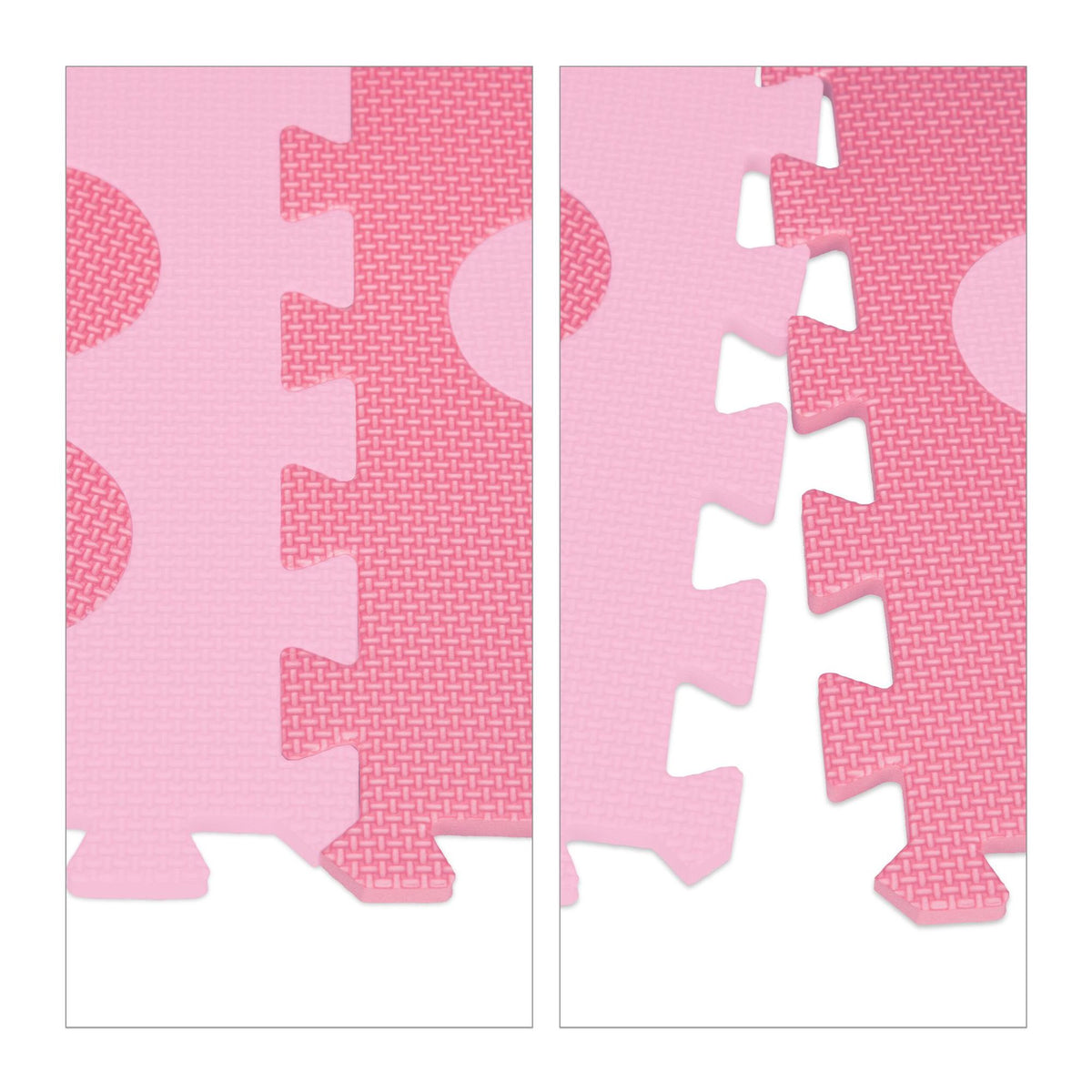 Puzzle mat floral pattern