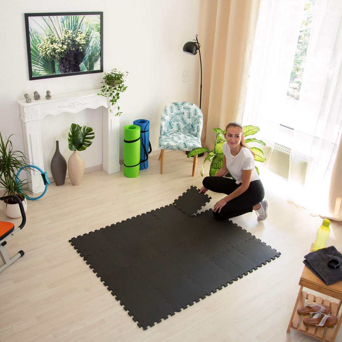 Puzzle mat foam rubber
