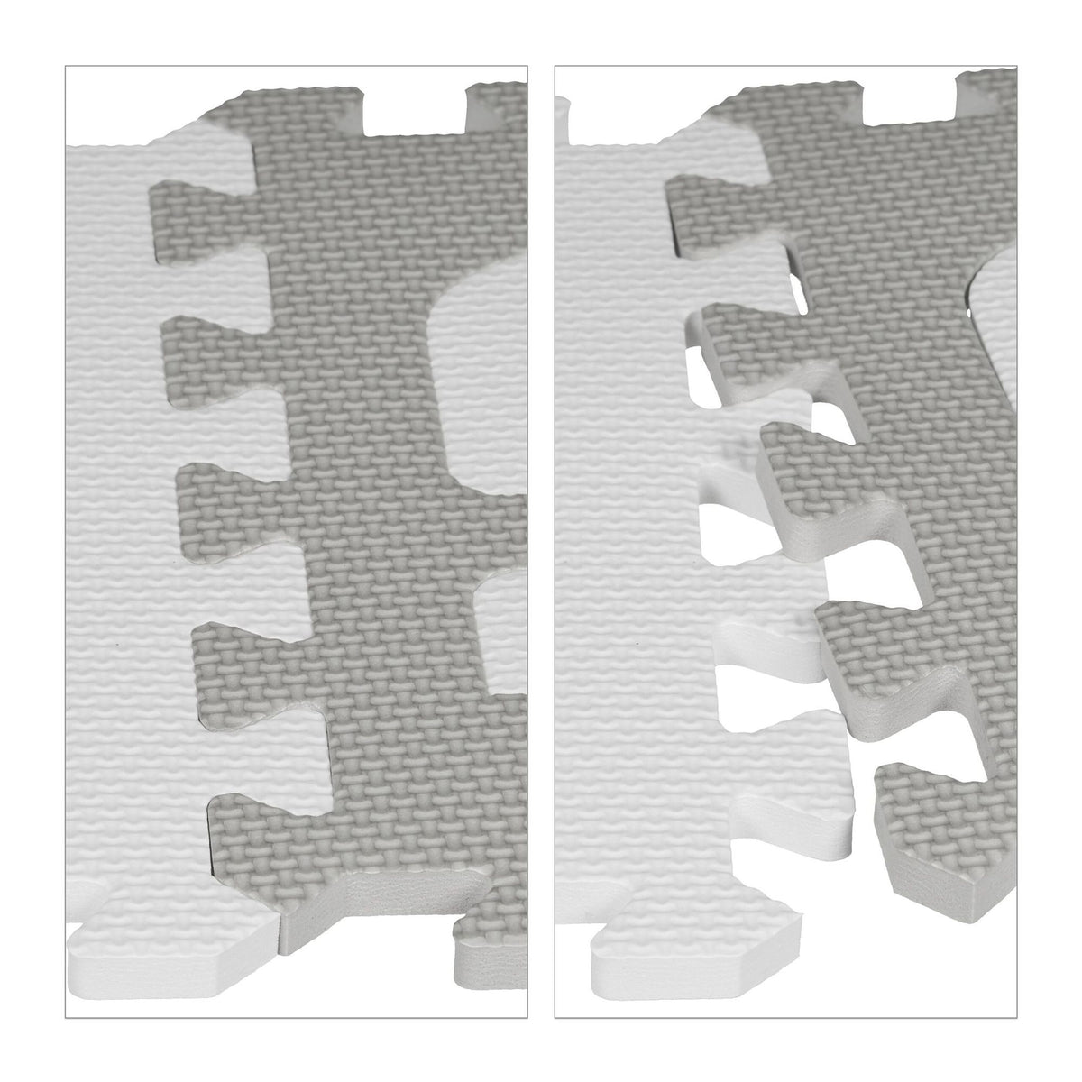 Puzzle mat with ABC and numbers