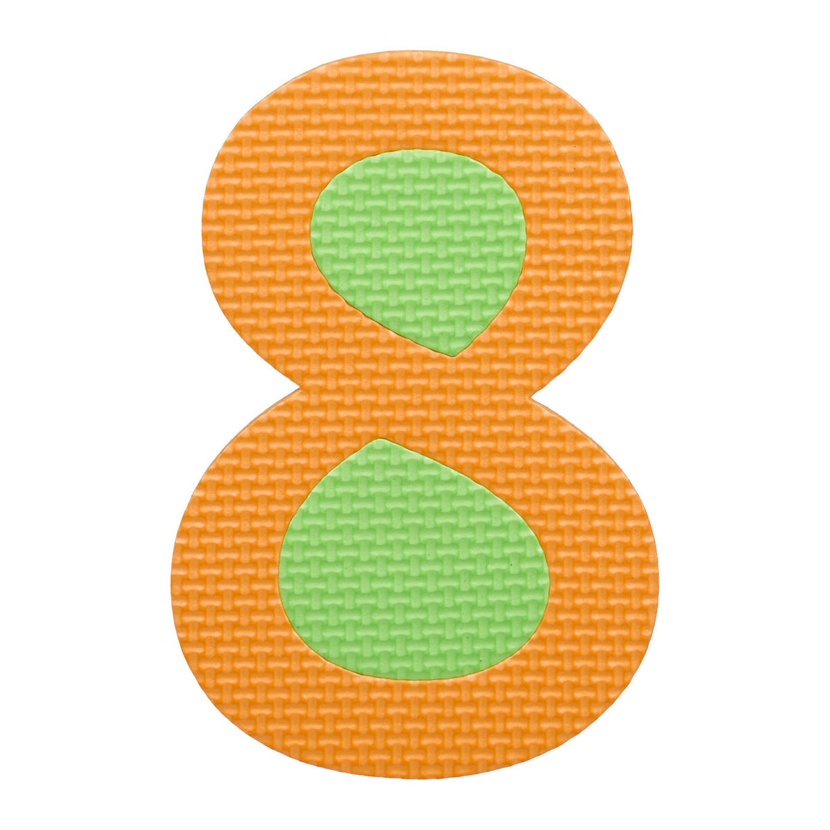 Puzzle mat with ABC and numbers
