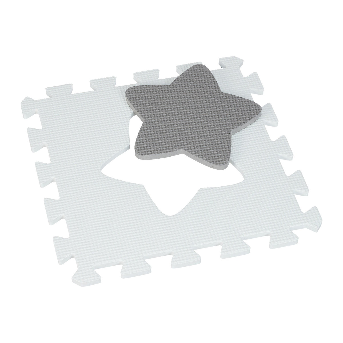 Puzzle mat with edge