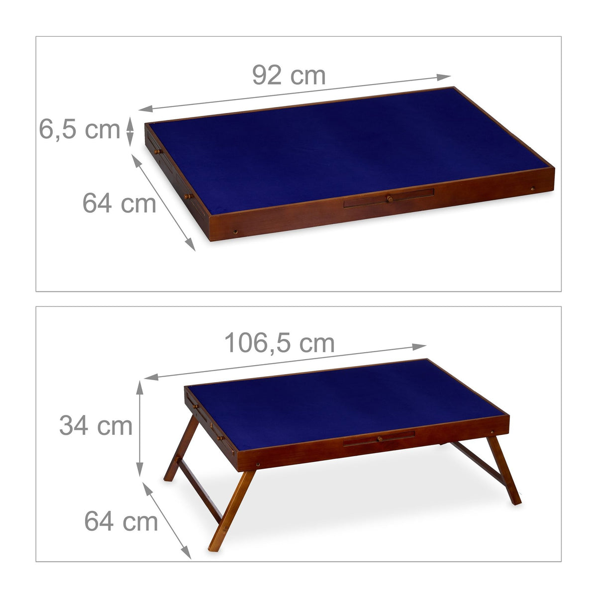 Puzzle table with 6 drawers