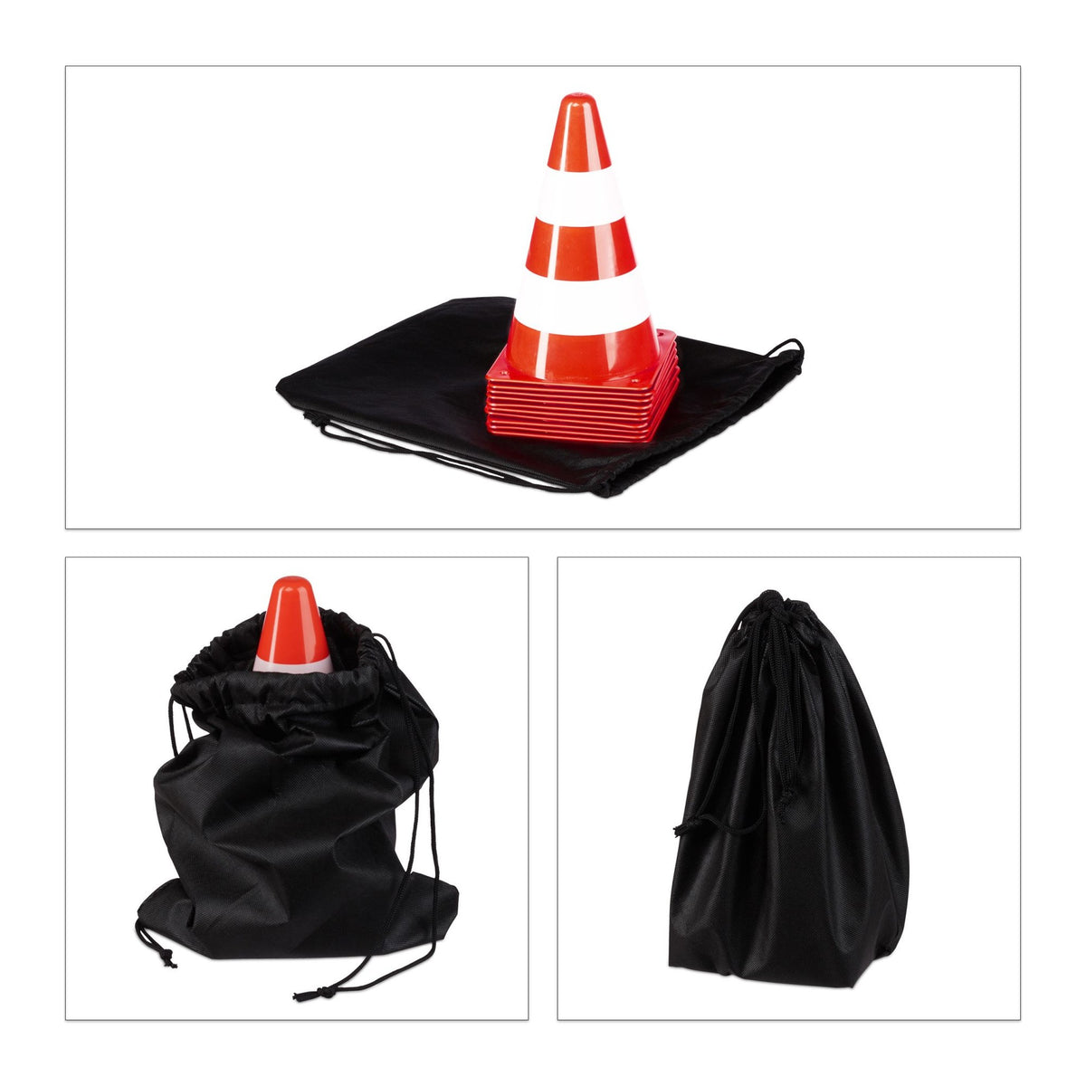Pylons, 14 pcs, orange