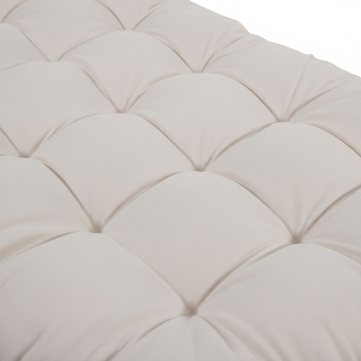 Quilted Garden Bench Cushion with Ties, Thick Padding