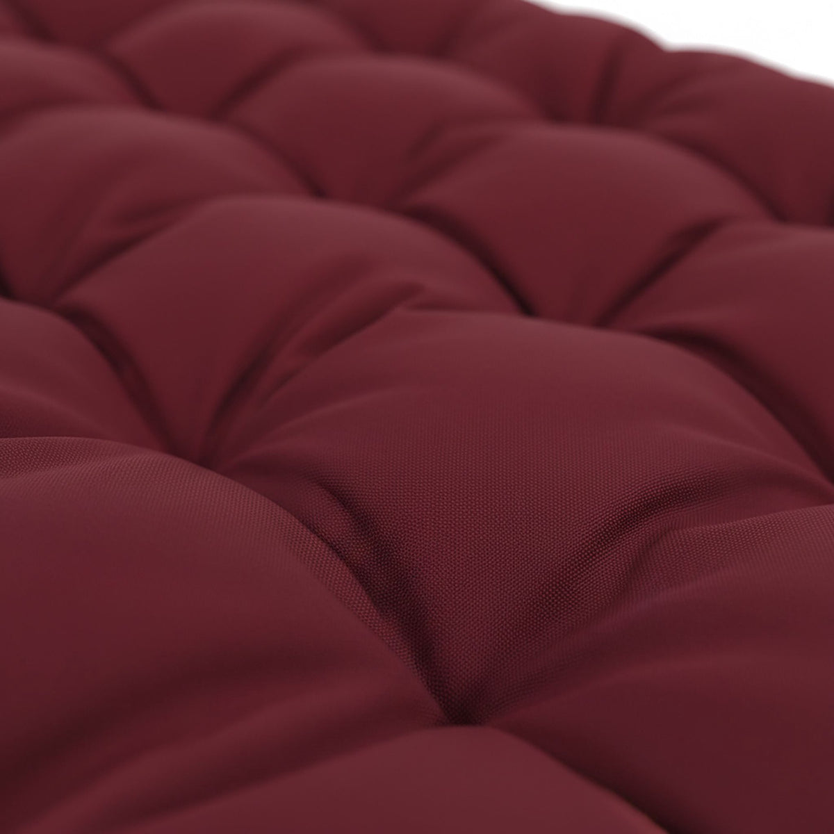 Quilted Garden Bench Cushion with Ties, Thick Padding