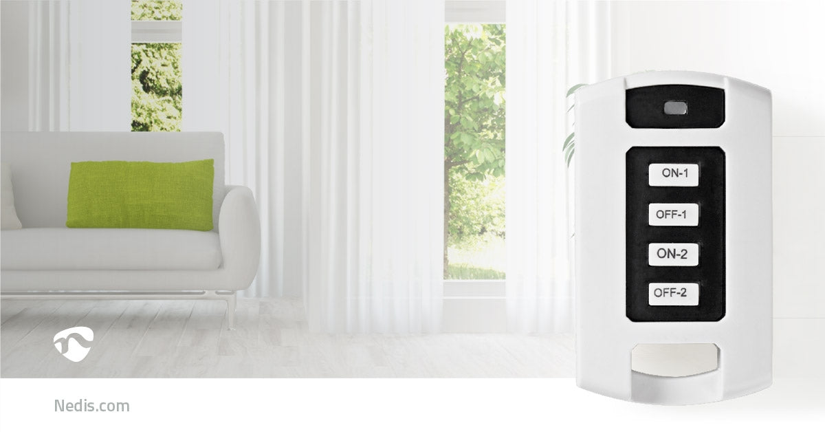 RF remote control | 2 Channels | Programmable buttons