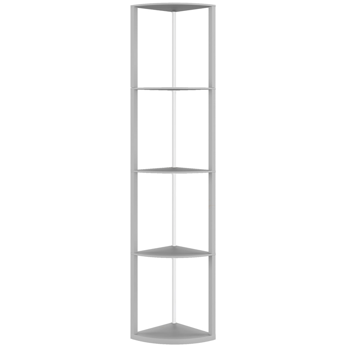RGB LED Floor Lamp with Shelves, Dimmable, Remote Control