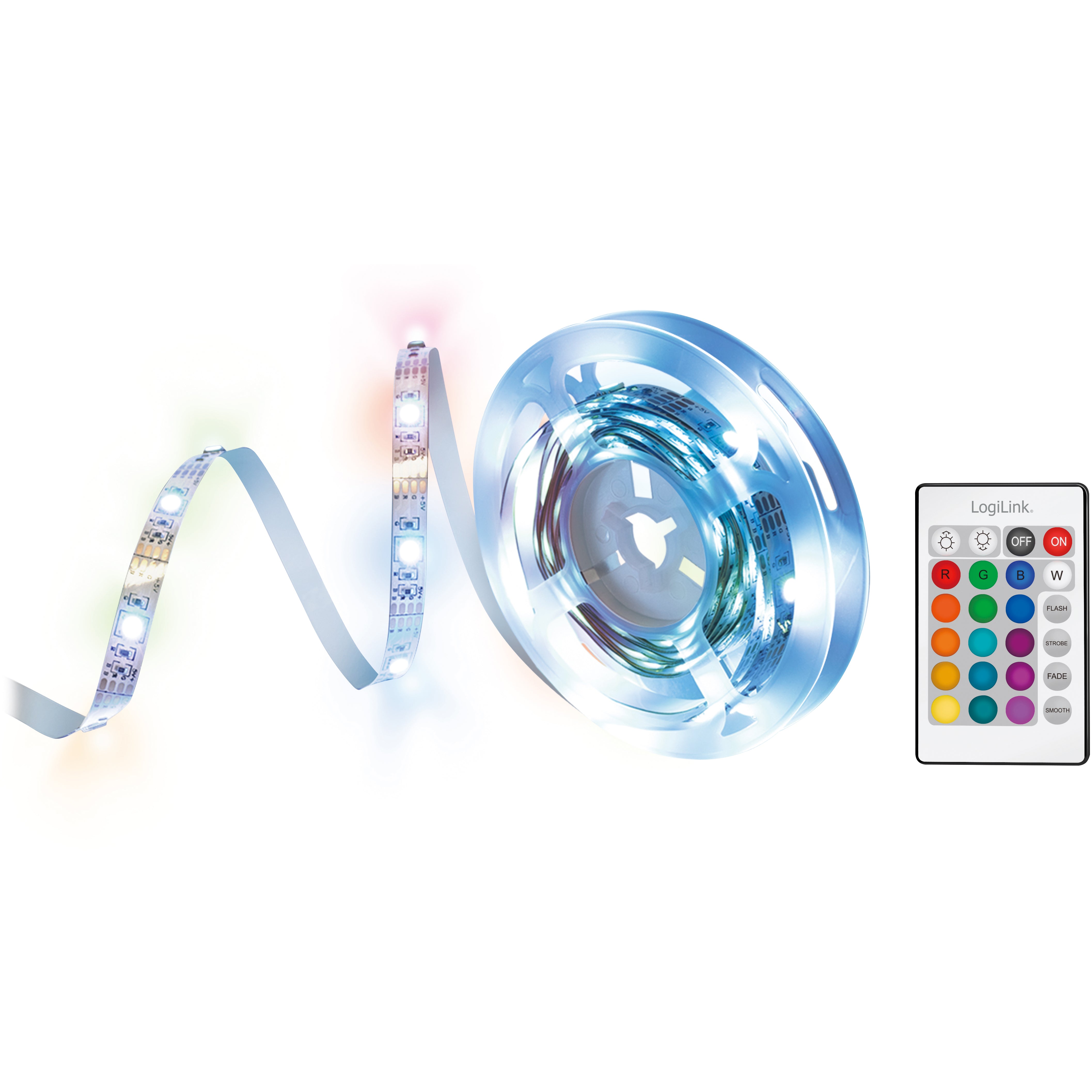 RGB LED strip with remote. 3 meters