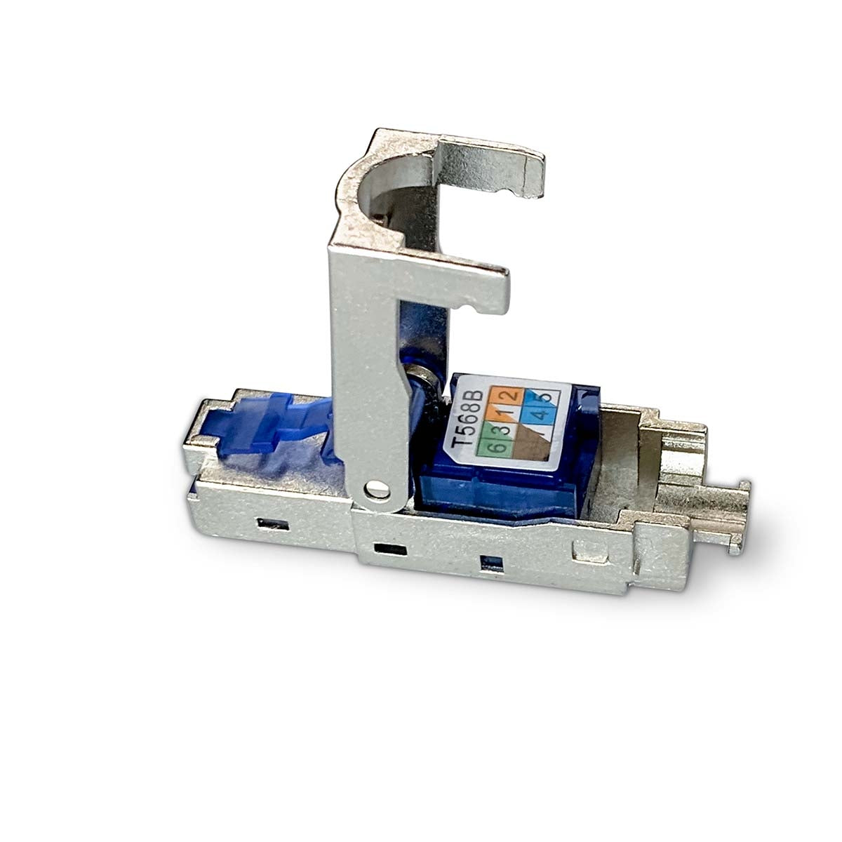 RJ45 connector | Male | CAT6 / CAT6a | Straight | Gold Plated | 2 pcs. | Metal | Metal | Box