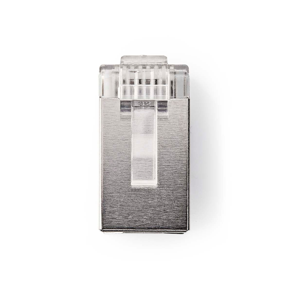 RJ45 connector | Male | Solid STP CAT5 | Straight | Gold Plated | 10 pieces. | PVC | Transparent | Box