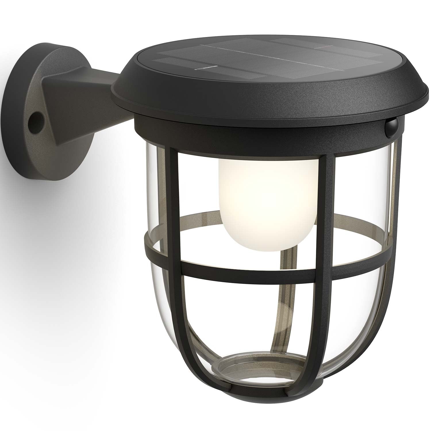 Radii Wall Lamp Solar Ultra Efficient LED 250lm Black