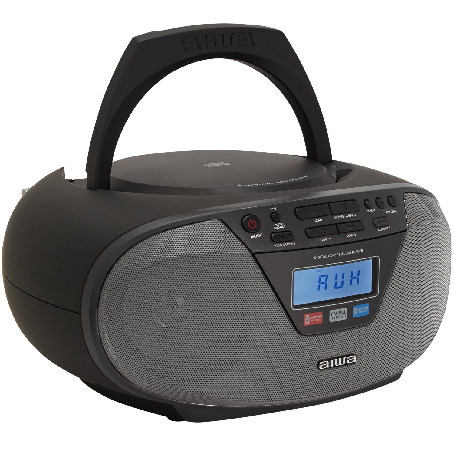 Radio with CD player and Bluetooth Black