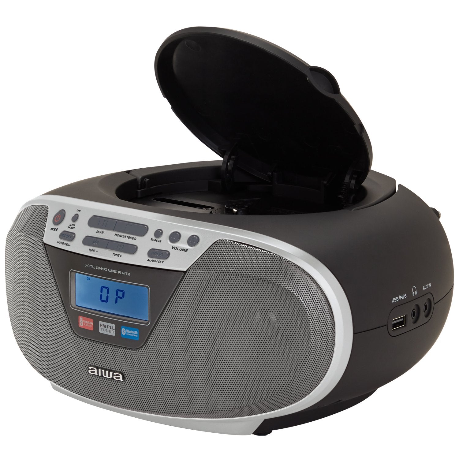 Radio with CD player and Bluetooth Silver
