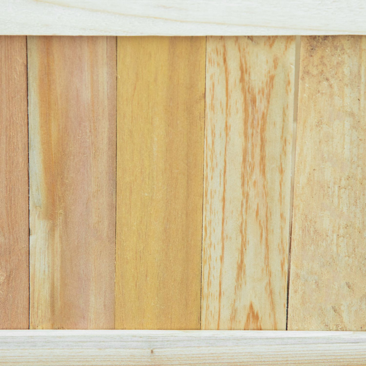 Raised Bed Folding Plant Box For Garden, Patio & Balcony, Fir Wood, Natural, 70X30X25Cm