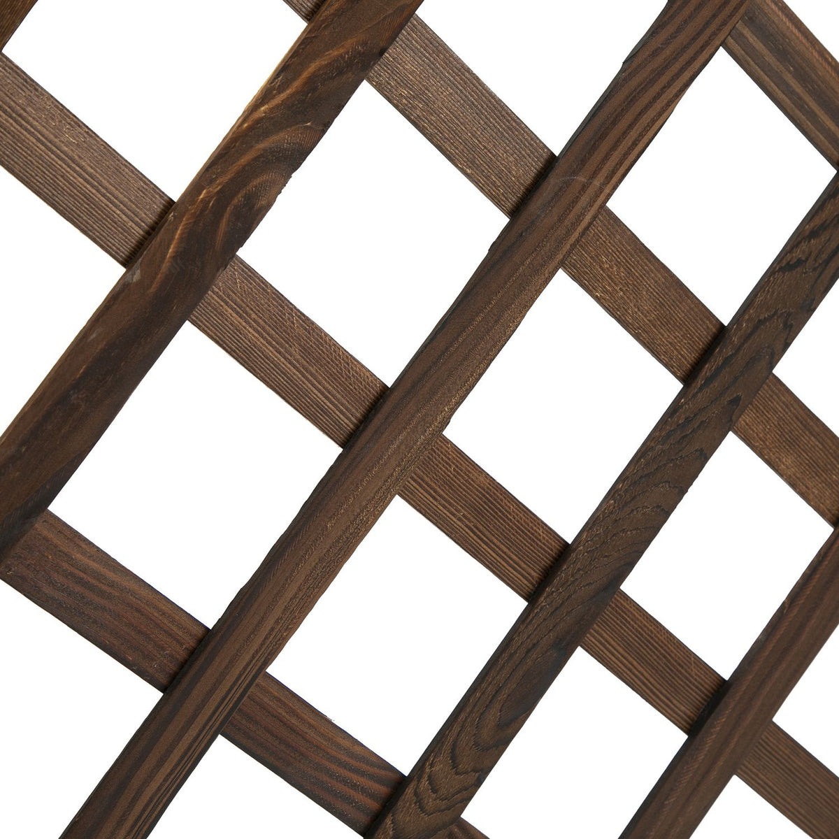 Raised Bed With Trellis Flower Box Made Of Wood, 72.5X31.5X149.5Cm, For Climbing Plants & Roses