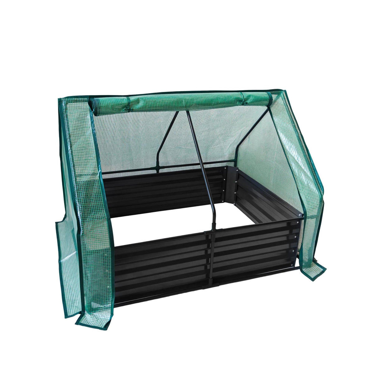 Raised Garden Bed with Greenhouse Cover