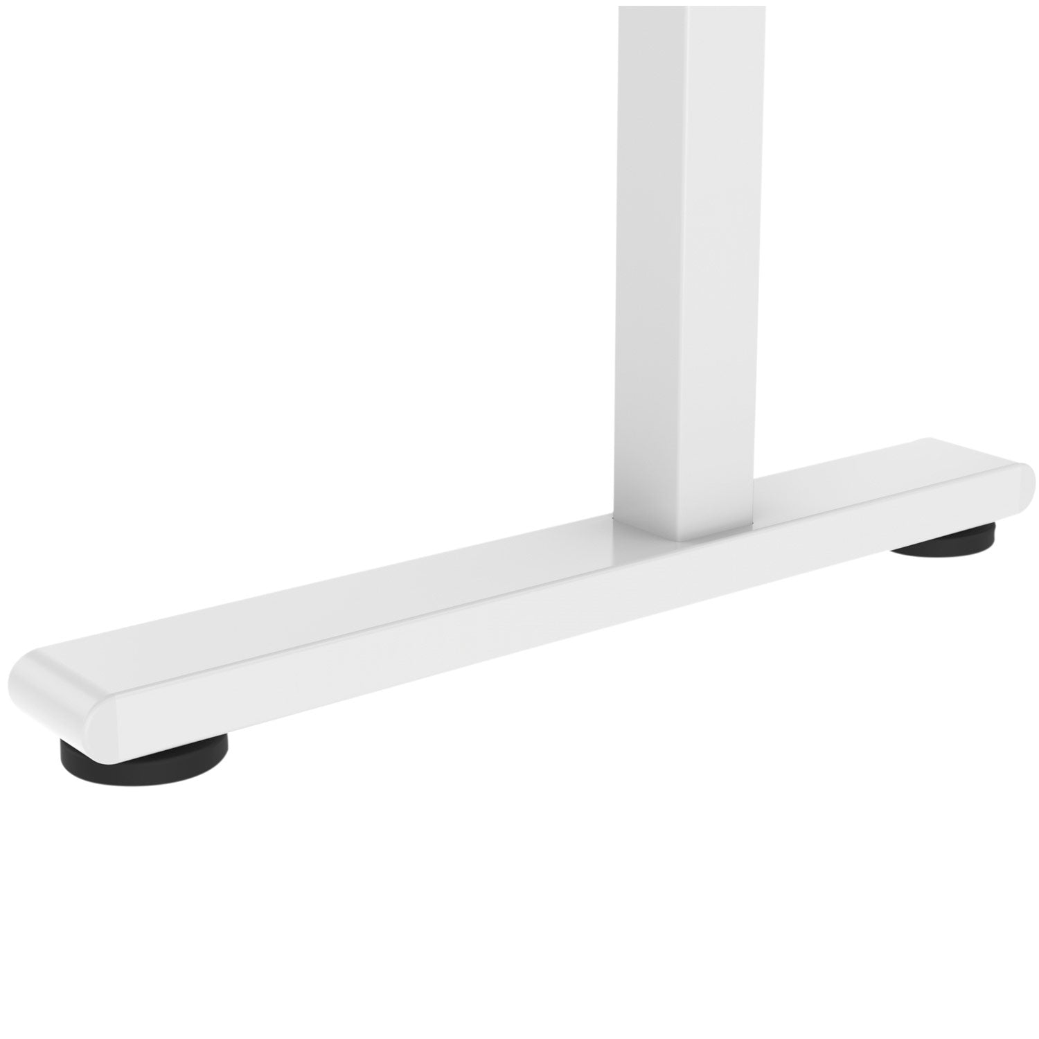 Raised/lowered desk Manual 140x60cm White