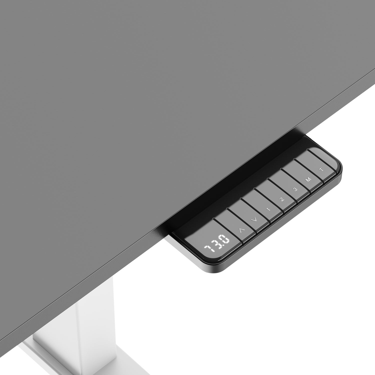 Raised/lowered desk frame Motorized White