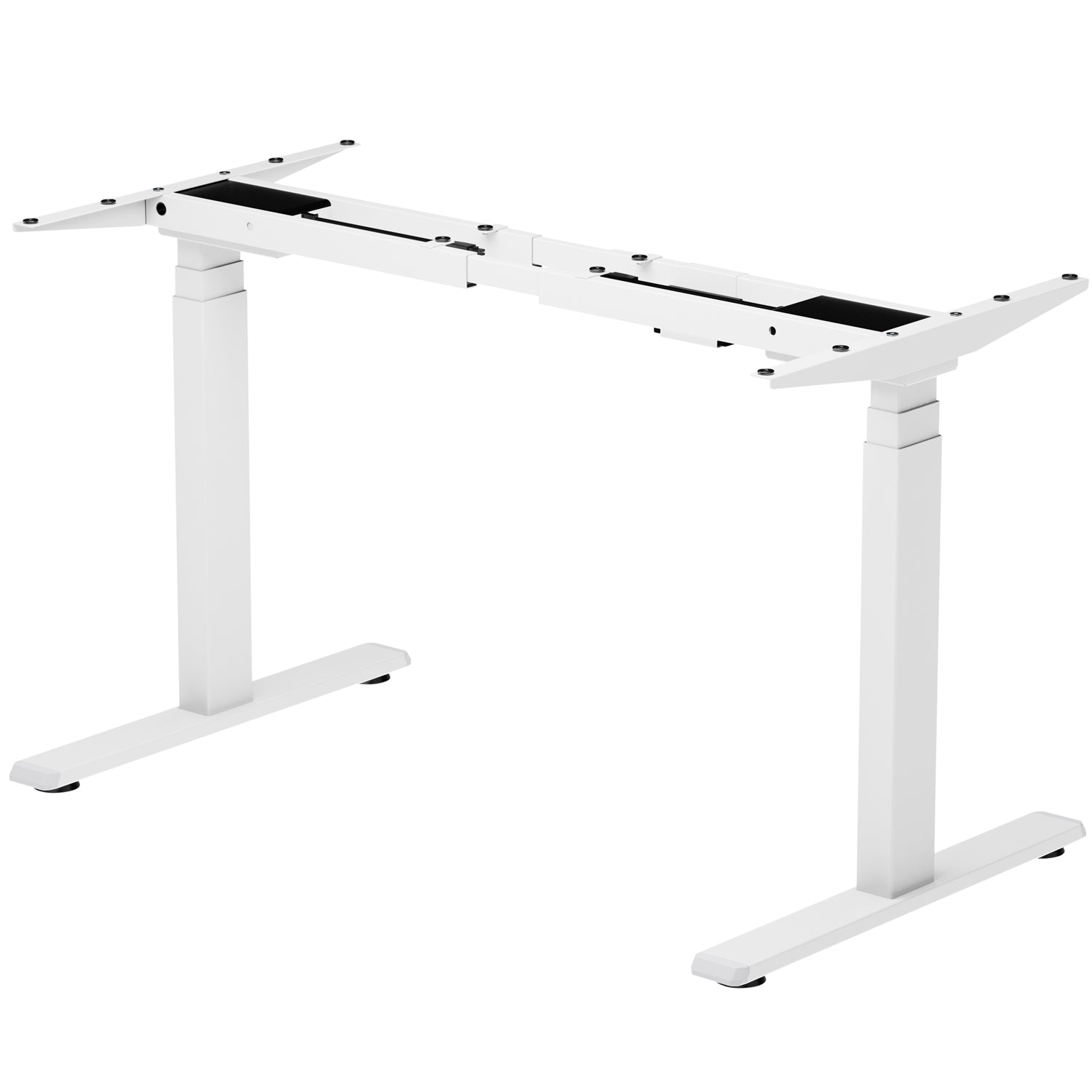 Raised/lowered desk frame Motorized White