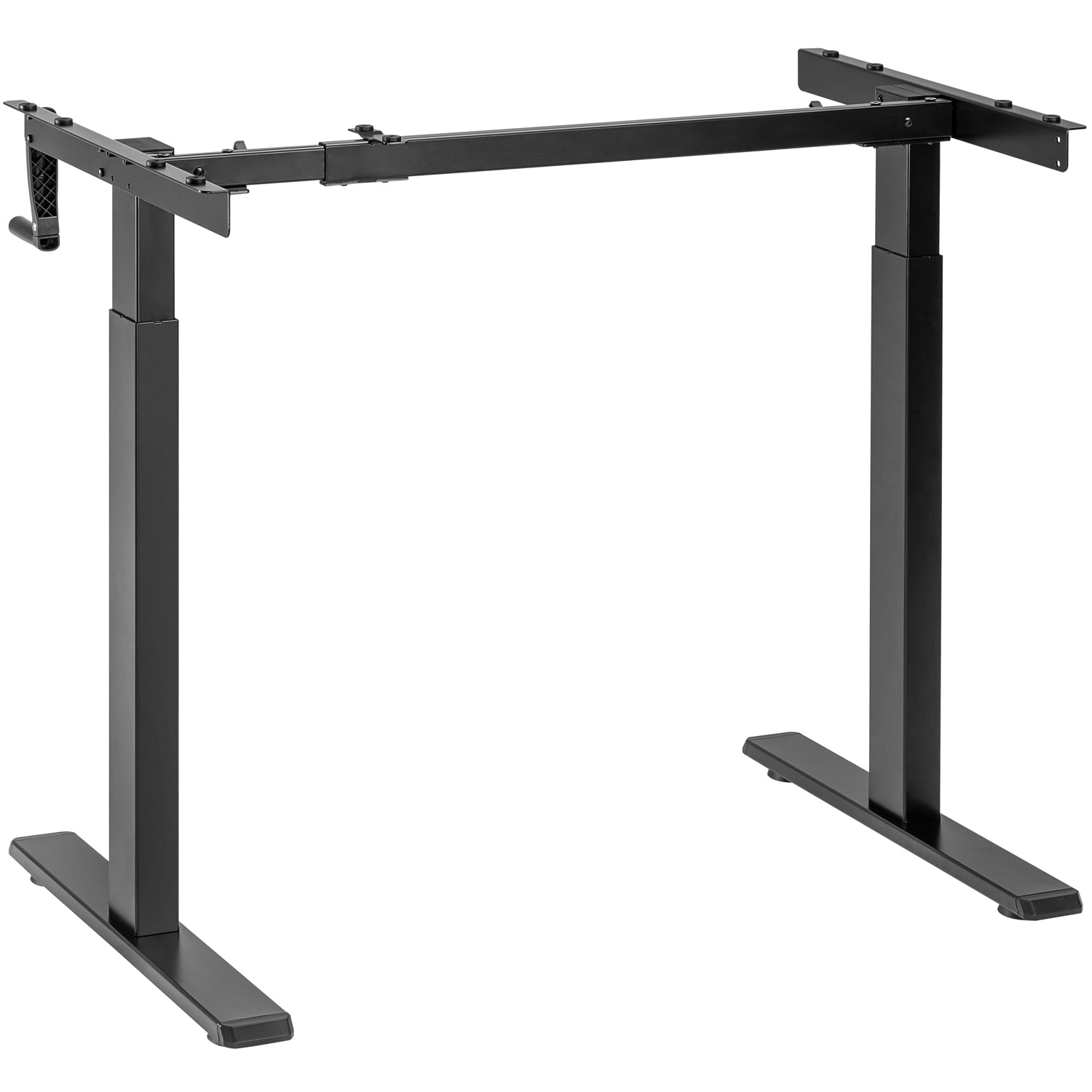 Raise/lower desk frame Manual Black