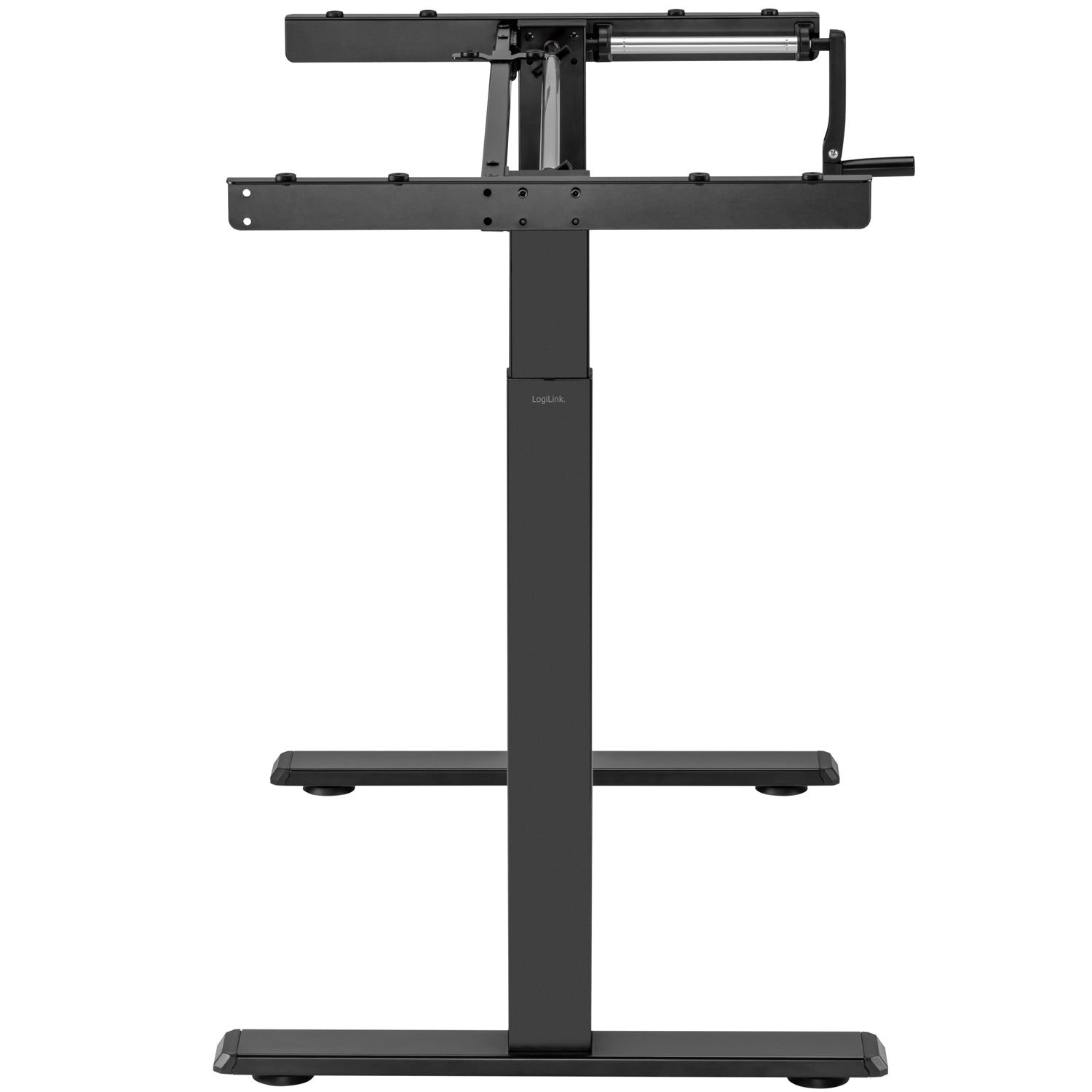 Raise/lower desk frame Manual Black