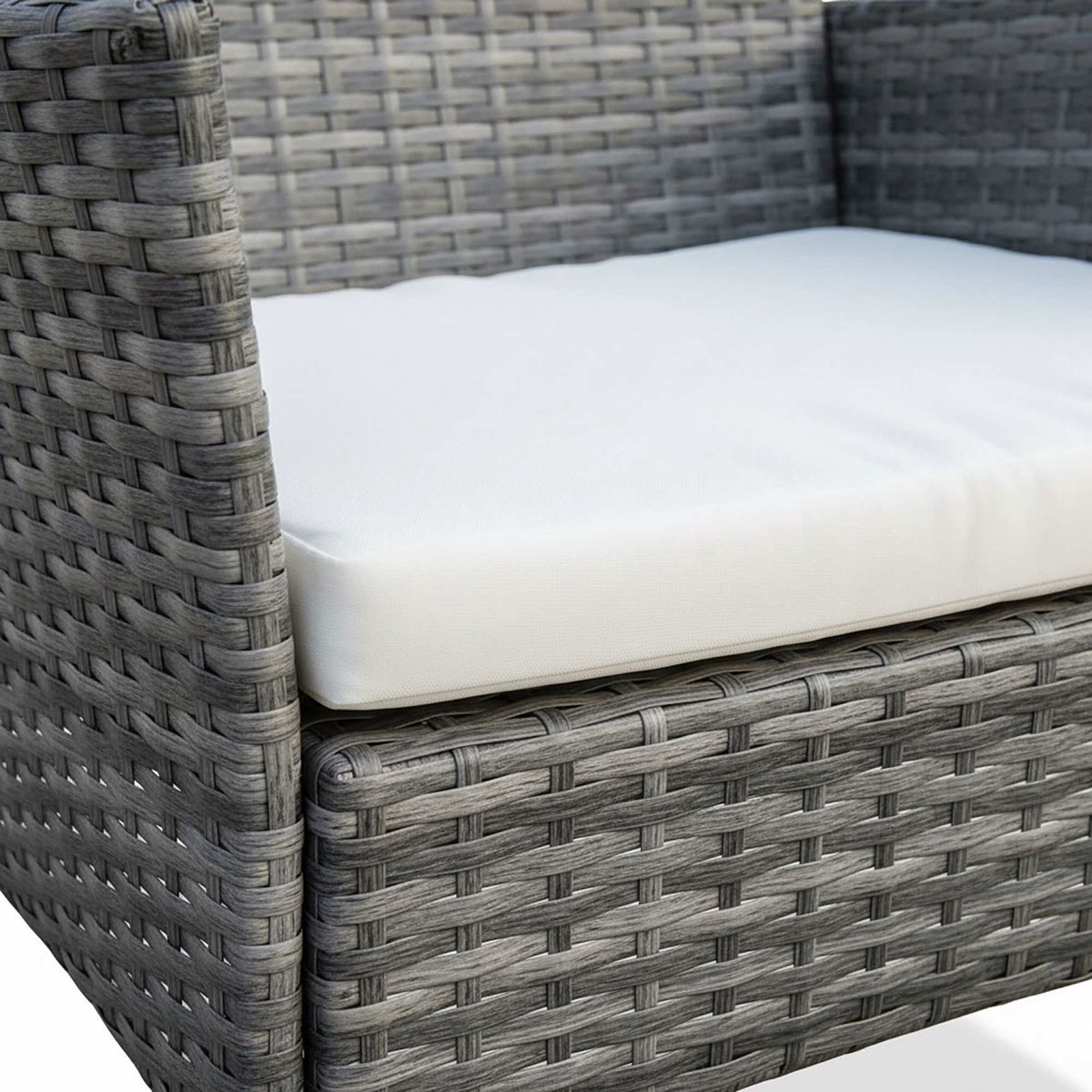 Rattan Garden Furniture Set, 4-Piece, Weather-Resistant