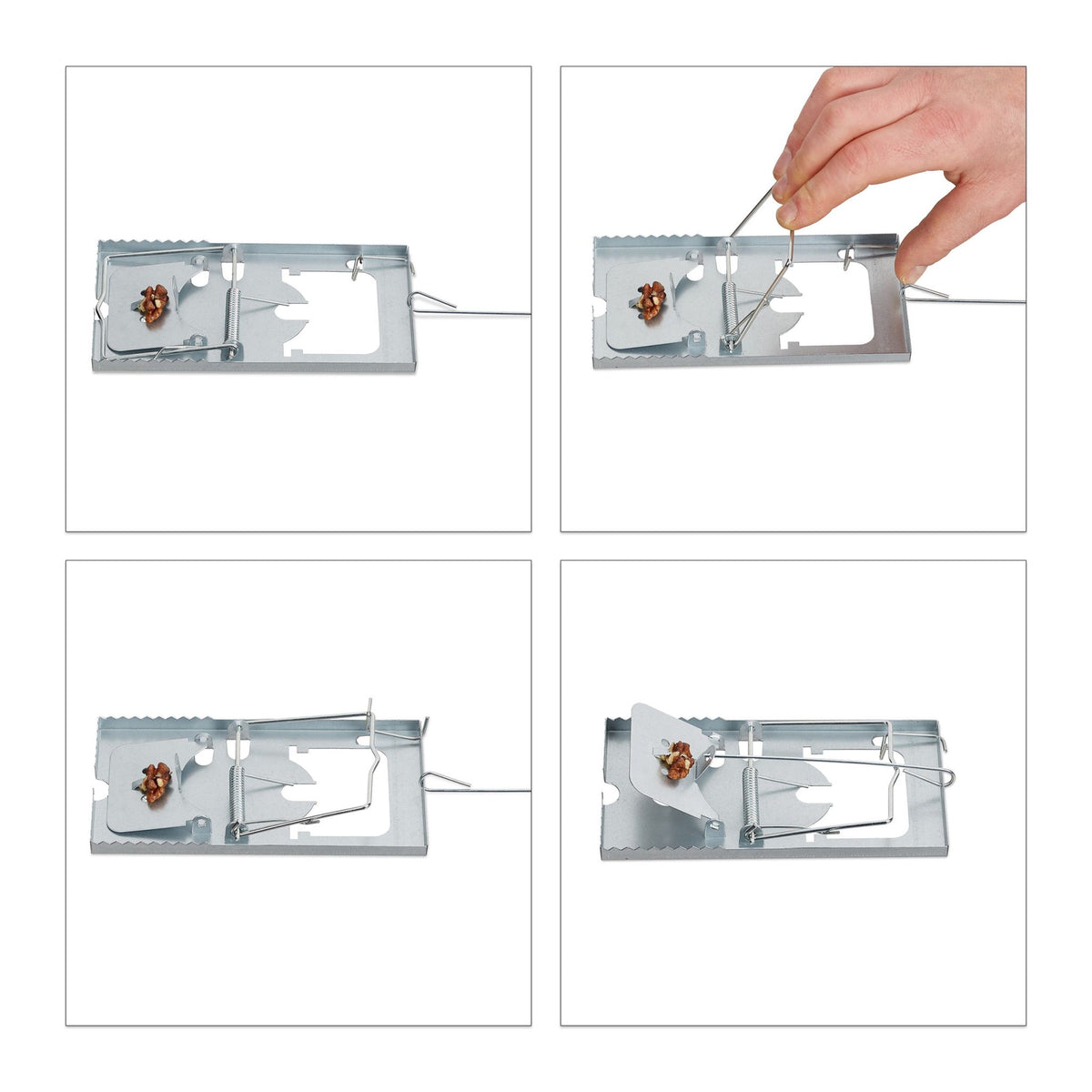 Rat trap set of 4