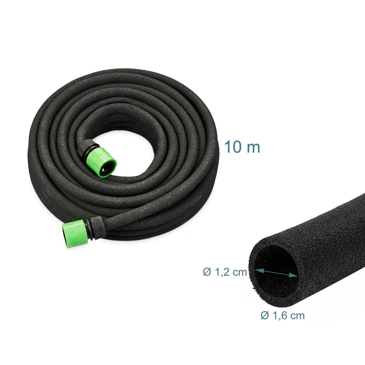 Ready-to-connect drip hose