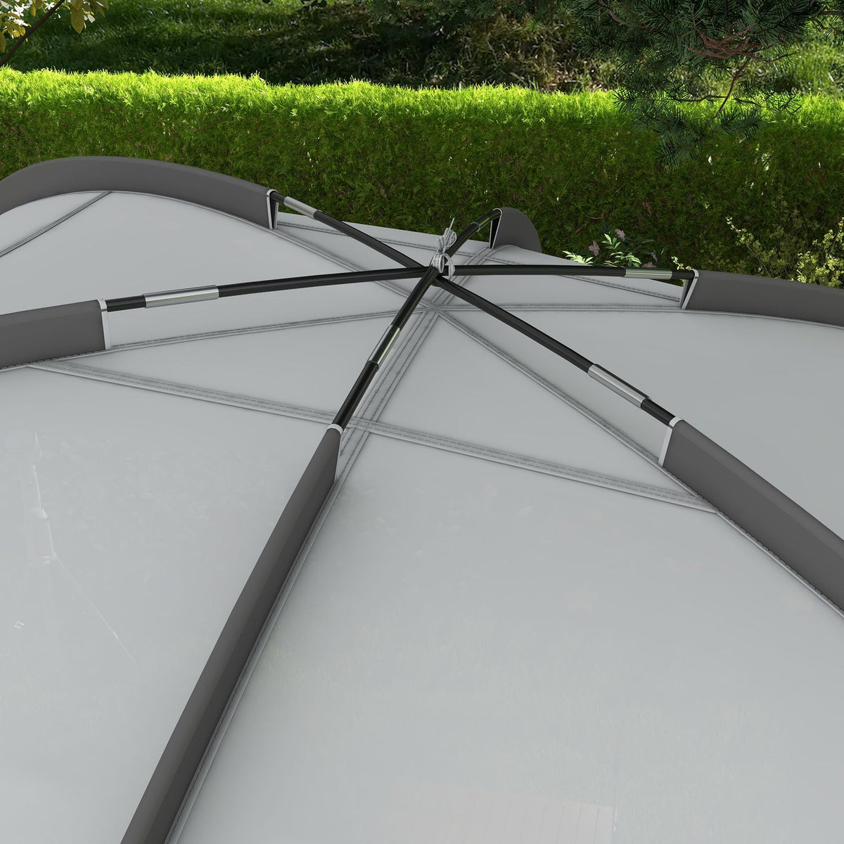Rear Tent For Cars Waterproof Car Tent With Steel Frame, Rain & Sun Protection, 3X2.6X2.3-2.6M, Portable