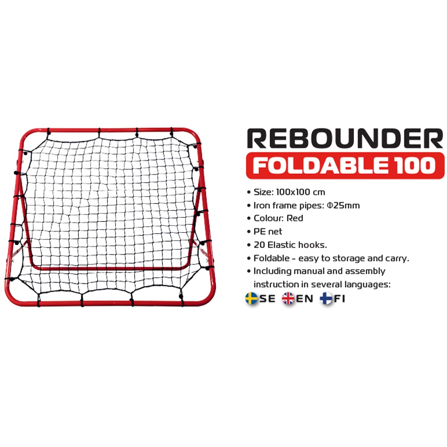 Rebounder Soccer 100*100cm