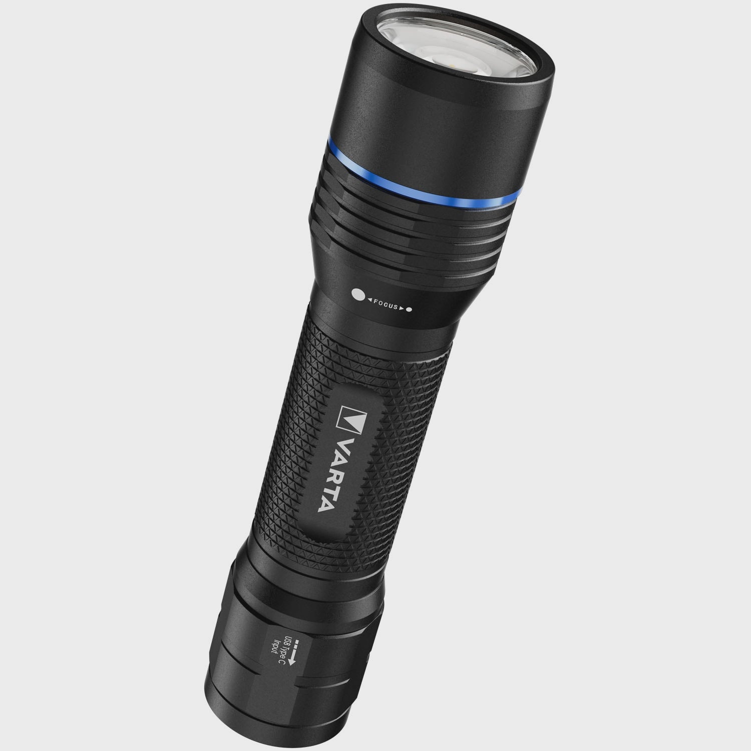 Rechargeable Flashlight 1000lm, IP67, USB-C, 5 Modes