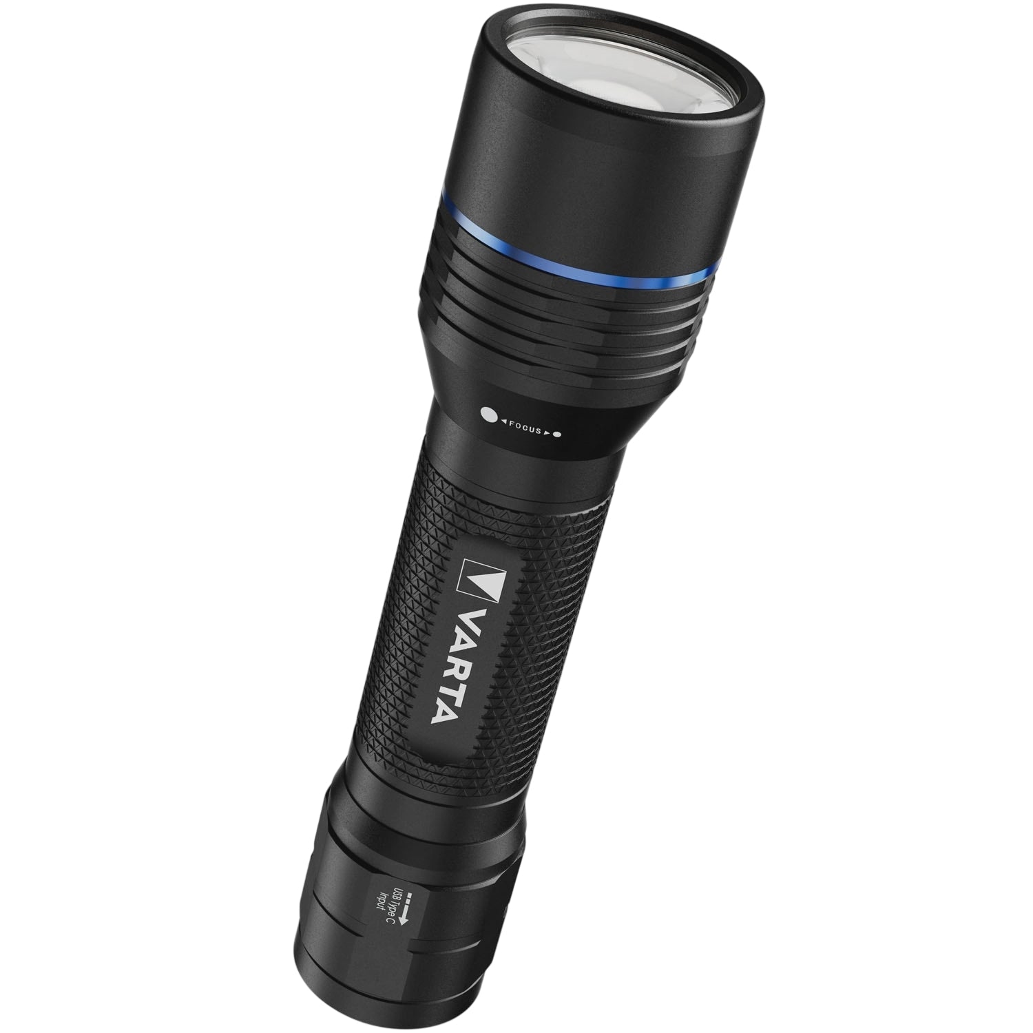 Rechargeable Flashlight 1500lm, IP67, USB-C, 5 Modes