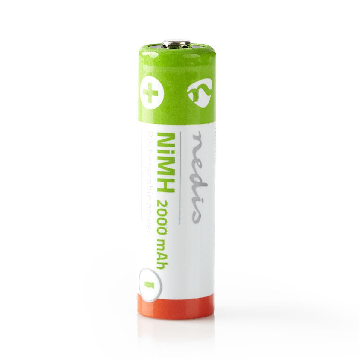 Rechargeable Ni-MH battery AA | 1.2 V DC | 2000 mAh | 4-Blister