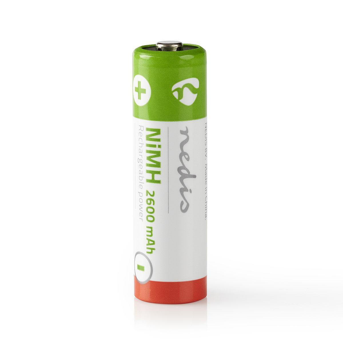 Rechargeable Ni-MH battery AA | 1.2 V DC | 2600 mAh | 4-Blister
