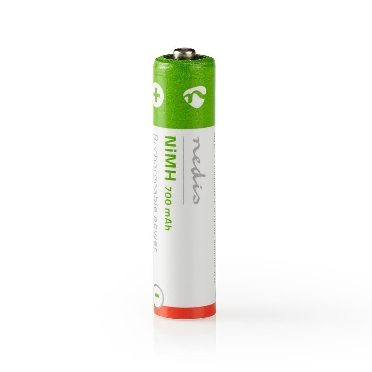 Rechargeable Ni-MH battery AAA | 1.2 V DC | 700 mAh | Preloaded | 2-Blister