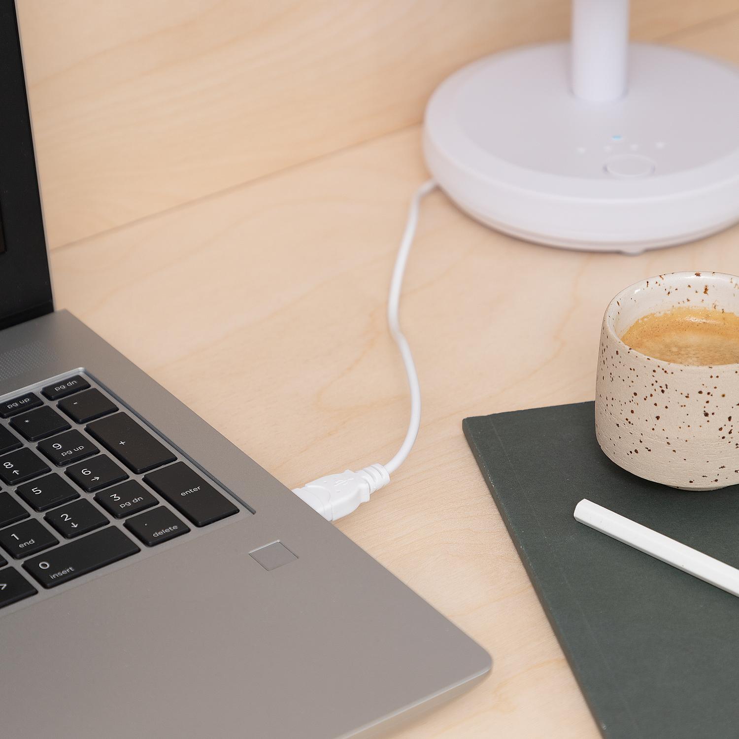 Rechargeable Table Fan White