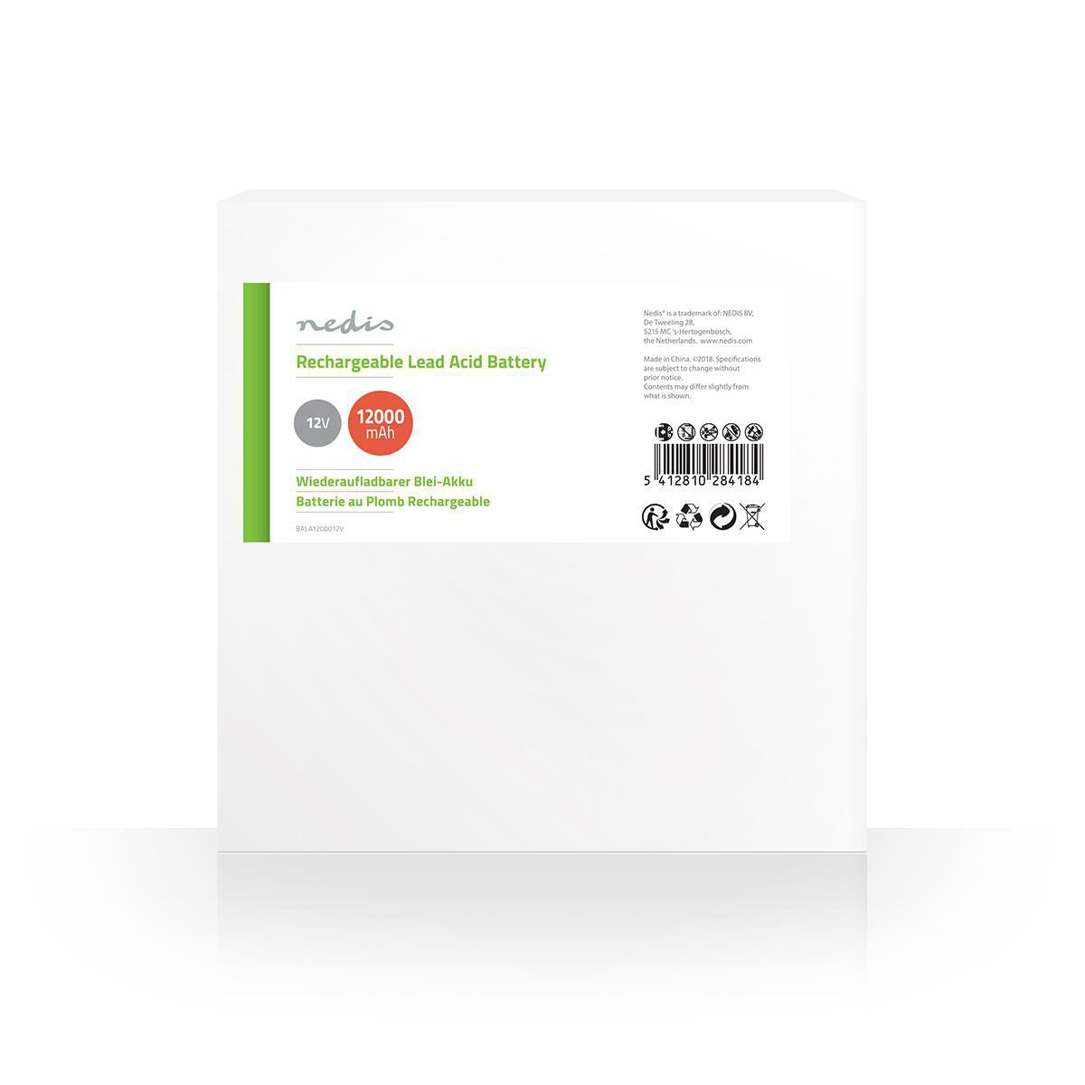 Rechargeable lead acid battery | Lead-acid | Rechargeable | 12 V| 12000mAh