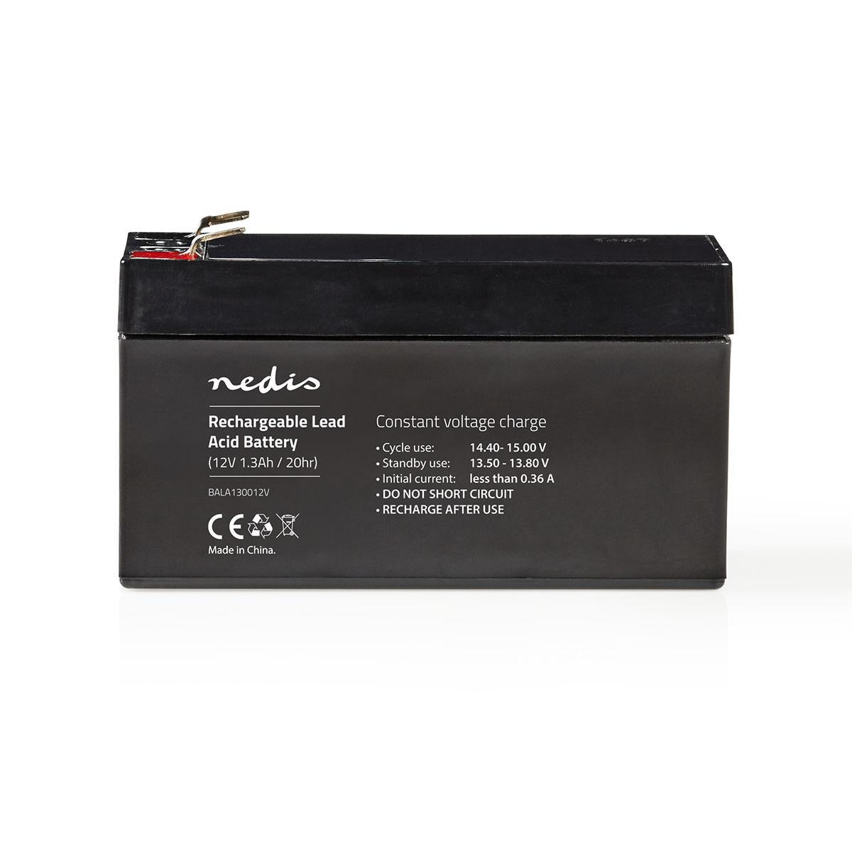 Rechargeable lead acid battery | Lead-acid | Rechargeable | 12 V| 1300 mAh