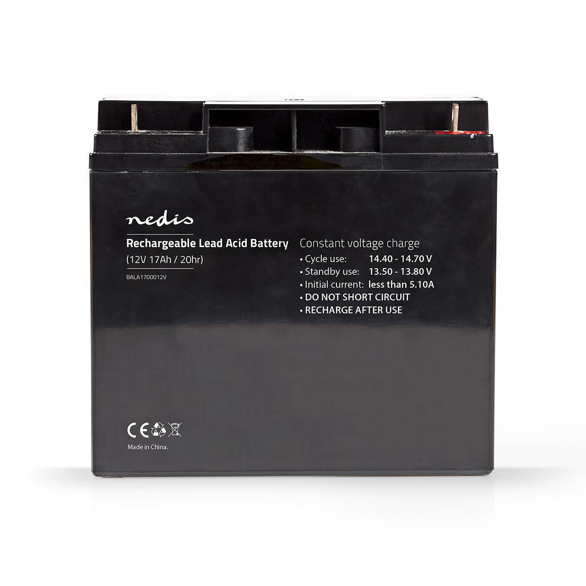 Rechargeable lead acid battery | Lead-acid | Rechargeable | 12 V| 17000mAh