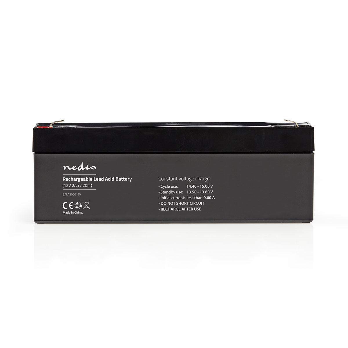 Rechargeable lead acid battery | Lead-acid | Rechargeable | 12 V| 2000mAh